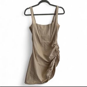 Isalis corset boned asymmetrical skirt hem dress summer formal